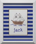 ahoy matey kids wall art