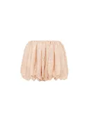 Mini short bloomer en charmeuse de soie