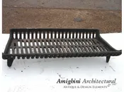 12″ Antique Interior Cast Iron Fireplace Grate