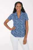 Blue Giraffe UPF50+ Short Sleeve Polo Top