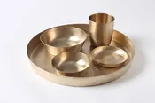 Bronze Large round tray