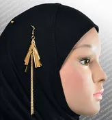 Asuka Hijab Pin # 10 in Gold Tone