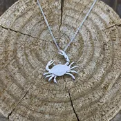 Alamea Blue Crab Necklace