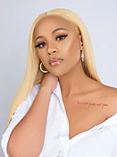 #613 BLONDE 5x5 CLOSURE WIG