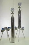 10" Cartridge Filter Housing with Pressure Gauge