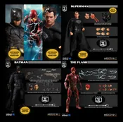 1:12 Scale Zack Snyder’s Justice League Deluxe Steel Boxed Set by Mezco