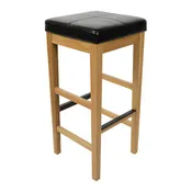 Backless Restaurant Wood Bar Stool WD018B