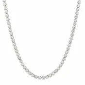 10K Gold Buttercup Tennis Necklace 20571