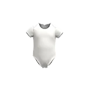 Classic Infant Toddler SS Lapped One-Piece