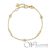 18 Karat Diamond Bracelet