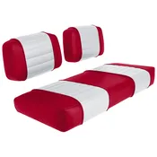 Club Car DS Series (79-99) Golf Cart Front Seat Complete Set: Designer Sewn