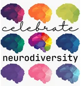 Celebrate Neurodiversity Transparent..Sticker