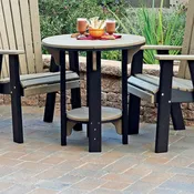 30" Amish Bistro Patio Round Dining Table