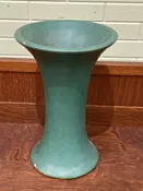 Early Roseville Matte Green Vase