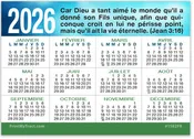 2025 Calendar Card: Be Still (French)