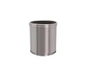 BRUSHED STAINLESS STEEL CAN AND BOTTLE HOLDER  WITH GRAY FOAM LINER