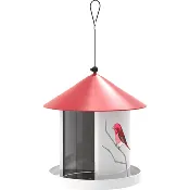 Audubon® Limited Edition Eggpicnic Round Metal Hopper Feeder