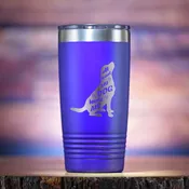 "At Least My Dog Loves Me" Travel Coffee Tumbler