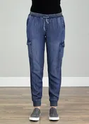 Denim Cargo Jogger | Vintage Havana