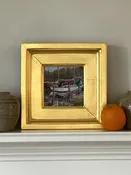 Contemporary Oil on Board of a Cape Harbor Scene — Gray House Art & Antiques