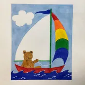 Bear on Boat