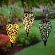10.5" Hanging Solar Lantern