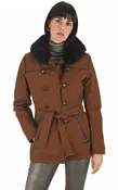 Authentique Canadienne toile marron