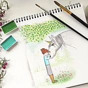 Unicorn Children's Wall Art -