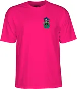 Powell Peralta Chris Hiett Skull T-shirt - Hot Pink