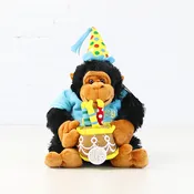 Musical Birthday Plush Monkey