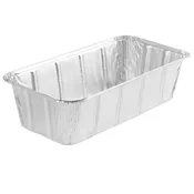 2 Lb. Aluminum Loaf Pans - 5 Count