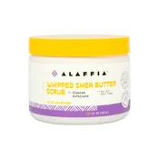 Authentic African Whipped Shea Butter Scrub, Wild Lavender 11oz