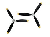 3-Blade Scale Prop & Spinner (2-Pack); F4U Jolly Rogers, P-47 Thunderbolt - RGRA1368