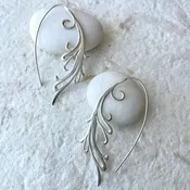 Angel Wing Earrings – Sterling