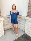 Denim Darling Babydoll Romper