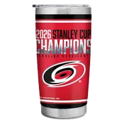 Carolina Hurricanes 2026 Stanley Cup Champions 20 ounce Stainless Steel Tumbler with Lid