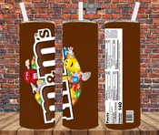 Candy - Tumbler Wrap Transfer