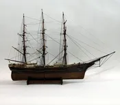 Nineteenth Century Ship Model in Original Paint