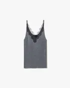 ARONIA SWEATER SILK TANK