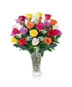 24 ASSORTED ROSES