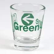 Green Line Shot Glass