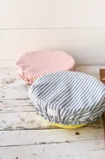 Reusable Bowl Cover in Ticking Stripes, extra large