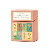 Festival of Flowers Playing Cards - Set of Two Decks