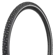 45NRTH Gravdal Tire - 700x38 Tubeless Folding Black 60 TPI 252 Concave Carbide Studs