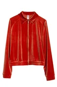 Amber Velvet Blouson