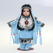10" Porcelain Indian Doll, Little Cubs D10705K5