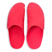Red CP Slippers Minimalist