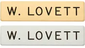 NP102 – Uniform Nameplate – QTY 51
