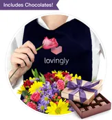 Sweet Surprise - Florist Choice with Chocolates