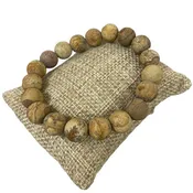 10mm Semi-Precious Stone Stretch Bracelet